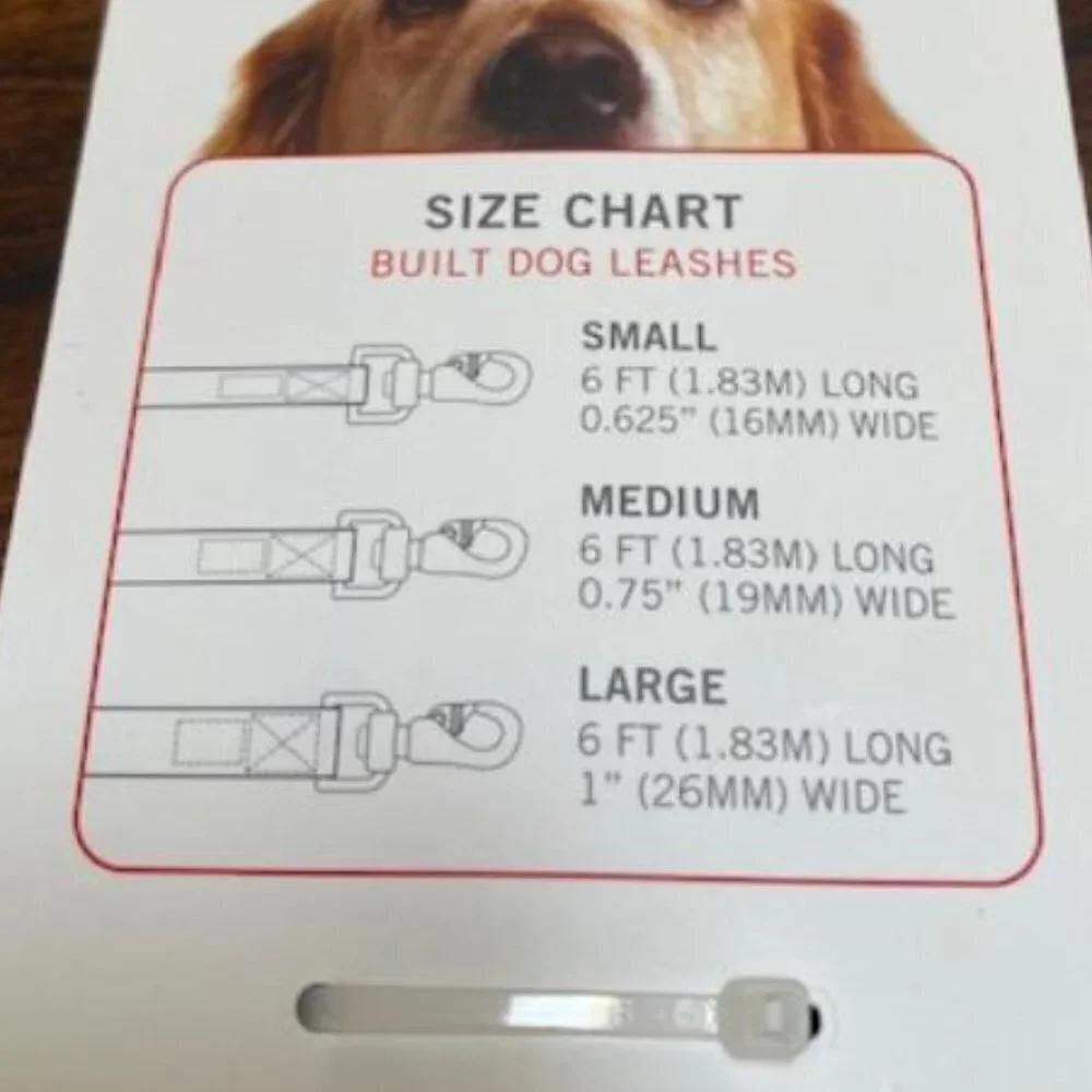 🏆HOST PICK🏆. BUILT Pet Nightsafe Dog Leash Small, Pink and Gray
